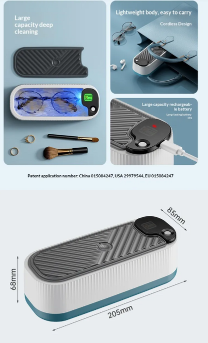 SonicPro™ 3-in-1 Ultrasonic Jewelry & Eyewear Cleaner