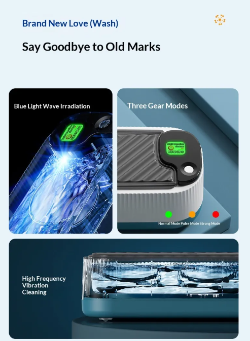 SonicPro™ 3-in-1 Ultrasonic Jewelry & Eyewear Cleaner